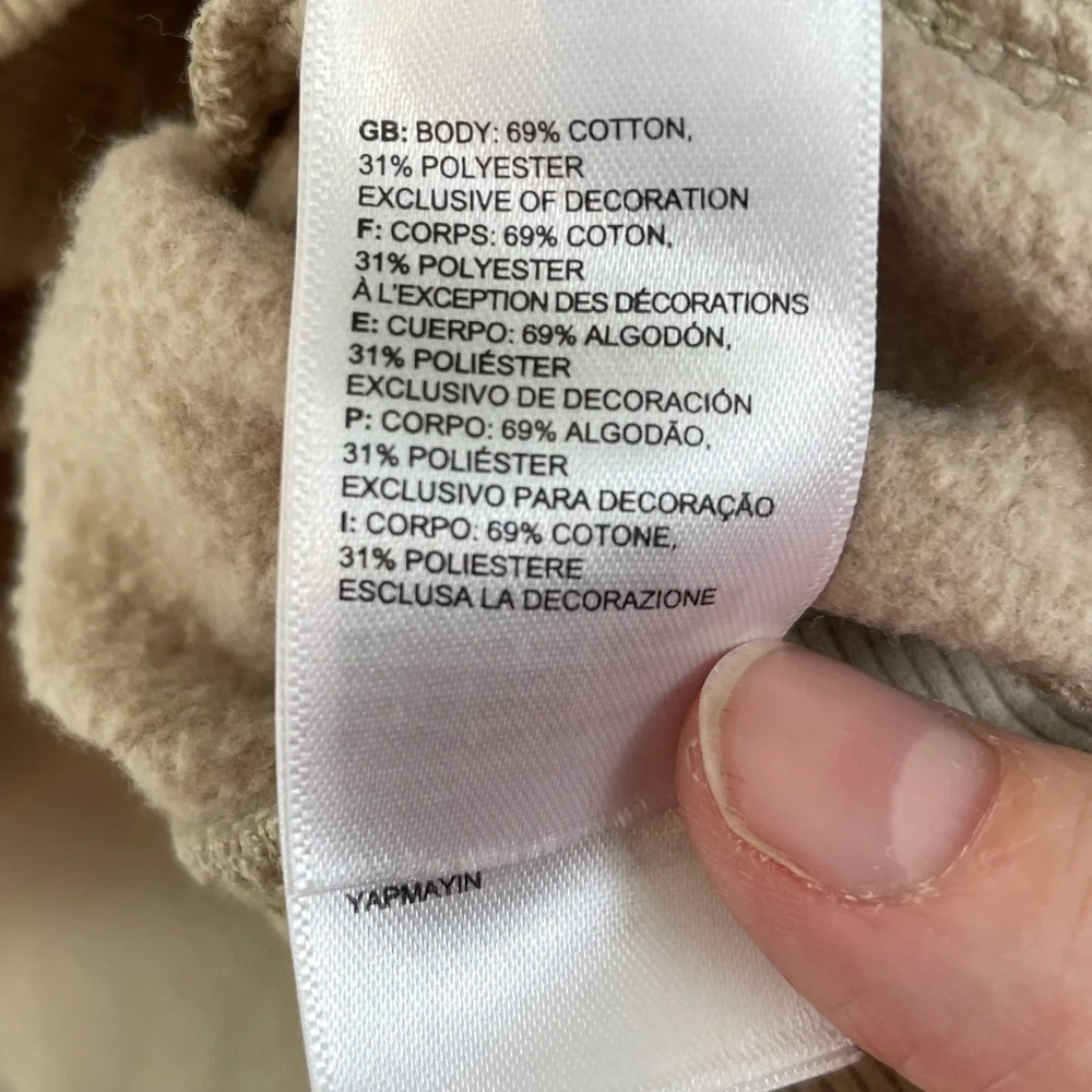 The North Face Men's Beige Crewneck Sweater Size Large